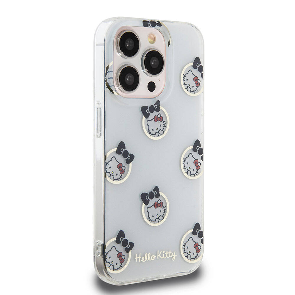 Hello Kitty iPhone 15 Pro Orjinal Lisanslı Elektroplating Kaplama Kabarcık Baskılı Kılıf Hello Kitty iPhone 15 Pro Orjinal Lisanslı Elektroplating Kaplama Kabarcık Baskılı Kılıf
